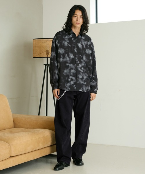 RAGEBLUE(レイジブルー)の「3D TWIST DENIM PANTS/3Dツイストデニムパンツ(デニムパンツ・メンズ・ブラック/インディゴブルー・LARGE/MEDIUM)」の16枚目の写真