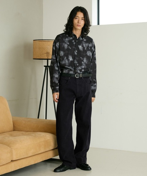 RAGEBLUE(レイジブルー)の「3D TWIST DENIM PANTS/3Dツイストデニムパンツ(デニムパンツ・メンズ・ブラック/インディゴブルー・LARGE/MEDIUM)」の19枚目の写真