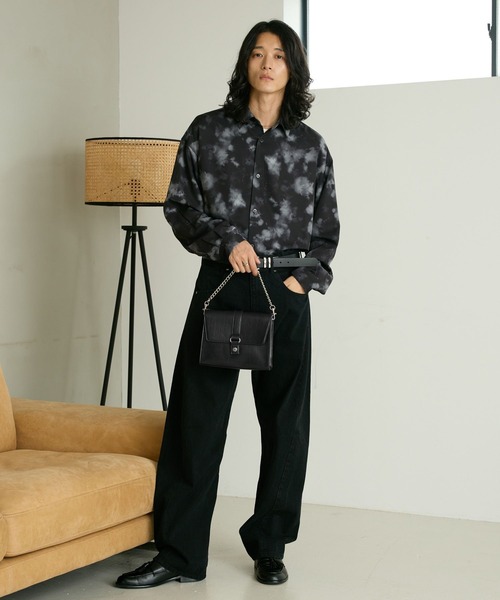 RAGEBLUE(レイジブルー)の「3D TWIST DENIM PANTS/3Dツイストデニムパンツ(デニムパンツ・メンズ・ブラック/インディゴブルー・LARGE/MEDIUM)」の22枚目の写真