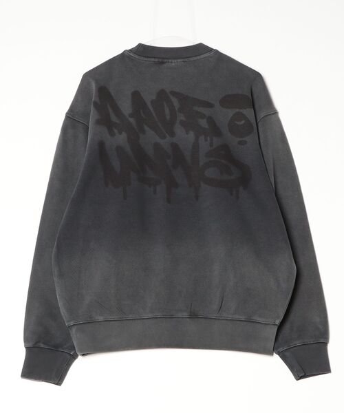 AAPE BY A BATHING APE（エーエイプバイアベイシングエイプ）の「AAPE CREW NECK SWEAT（スウェット・メンズ・レッド/ライトブラック/ブルー・SMALL/MEDIUM/X-LARGE/LARGE）」の15枚目の写真