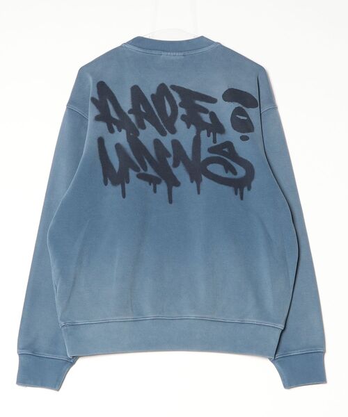 AAPE BY A BATHING APE（エーエイプバイアベイシングエイプ）の「AAPE CREW NECK SWEAT（スウェット・メンズ・レッド/ライトブラック/ブルー・SMALL/MEDIUM/X-LARGE/LARGE）」の16枚目の写真