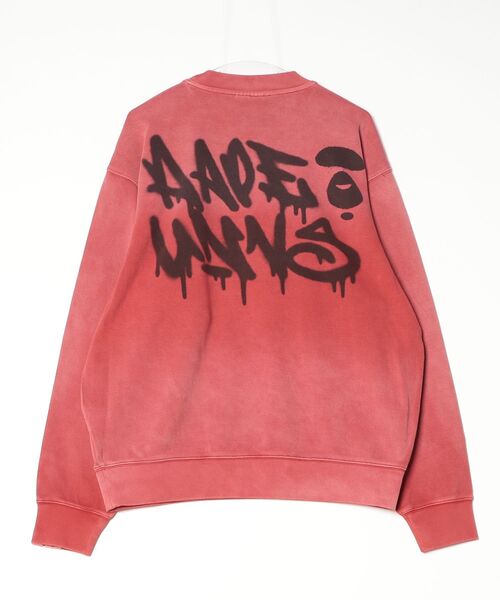 AAPE BY A BATHING APE（エーエイプバイアベイシングエイプ）の「AAPE CREW NECK SWEAT（スウェット・メンズ・レッド/ライトブラック/ブルー・SMALL/MEDIUM/X-LARGE/LARGE）」の17枚目の写真