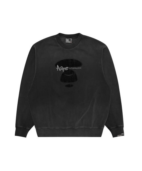AAPE BY A BATHING APE（エーエイプバイアベイシングエイプ）の「AAPE CREW NECK SWEAT（スウェット・メンズ・レッド/ライトブラック/ブルー・SMALL/MEDIUM/X-LARGE/LARGE）」の4枚目の写真