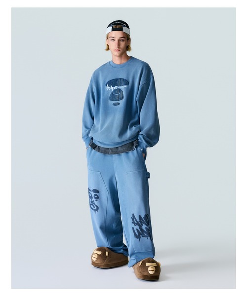 AAPE BY A BATHING APE（エーエイプバイアベイシングエイプ）の「AAPE CREW NECK SWEAT（スウェット・メンズ・レッド/ライトブラック/ブルー・SMALL/MEDIUM/X-LARGE/LARGE）」の13枚目の写真