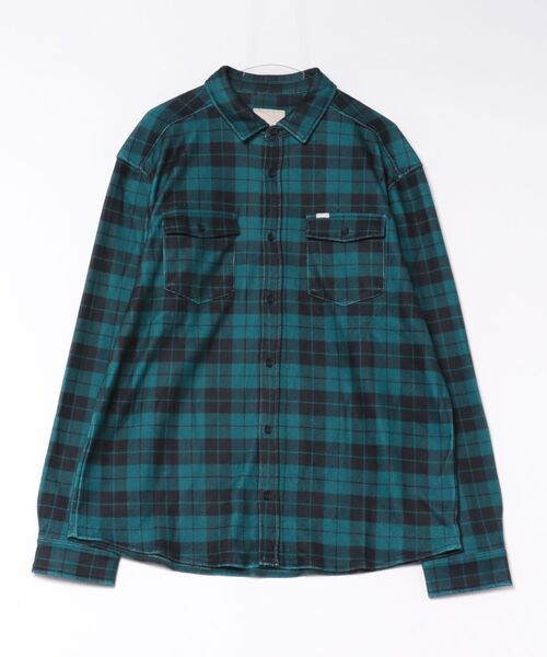 RVCA(ルーカ)の「RVCA メンズ VACANCY FLANNEL LS 長袖シャツ 【2026年秋冬モデル】/ルーカチェックネルシャツ(シャツ/ブラウス・メンズ・ブラック系その他・SMALL/MEDIUM/LARGE/X-LARGE)」の2枚目の写真