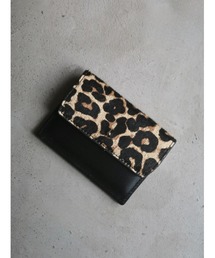 AMOMMA（アモマ）の「LEOPARD LEATHER CARD CASE（カードケース）」