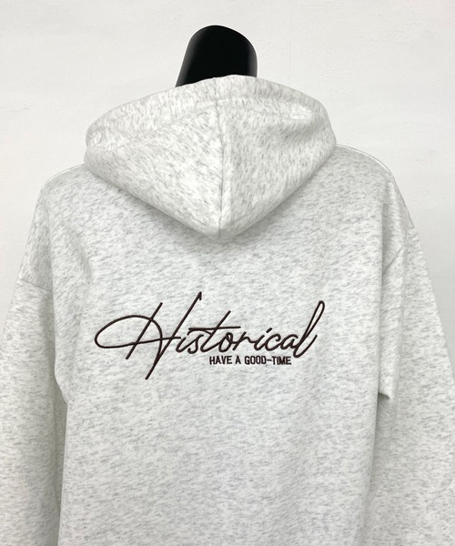non-hedge(ノンヘッジ)の「バックロゴビッグジップパーカー(パーカー・レディース・レッド/ブラック/オートミール/グレー/ブラウン/ネイビー・FREE)」の14枚目の写真