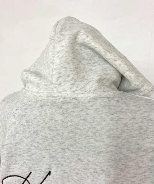 non-hedge(ノンヘッジ)の「バックロゴビッグジップパーカー(パーカー・レディース・レッド/ブラック/オートミール/グレー/ブラウン/ネイビー・FREE)」の17枚目の写真