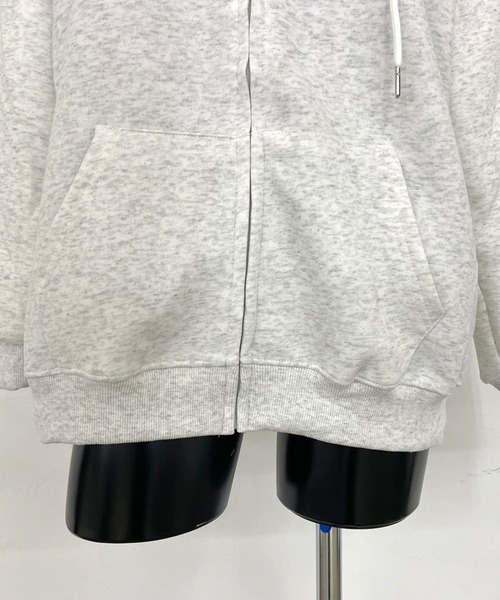 non-hedge(ノンヘッジ)の「バックロゴビッグジップパーカー(パーカー・レディース・レッド/ブラック/オートミール/グレー/ブラウン/ネイビー・FREE)」の20枚目の写真