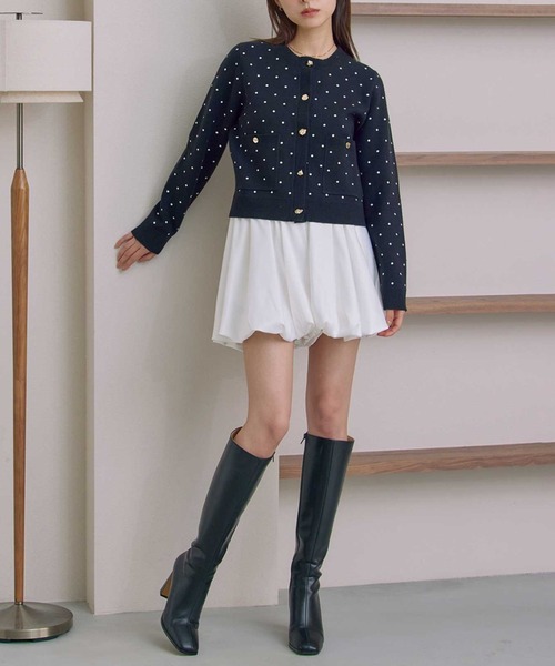 ACYM(アシーム)の「サテンバルーンショートパンツ(スカート・レディース・ブラック/アイボリー・FREE)」の14枚目の写真