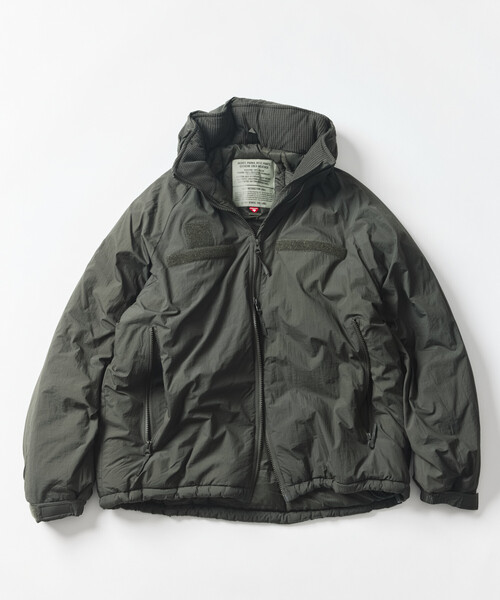 FREAK'S STORE(フリークスストア)の「PRIMALOFT LEVEL7 JACKET /プリマロフト レベル7ジャケット/中綿ブルゾン(ミリタリージャケット・メンズ・ブラック/チャコールグレー/グリーン/セージグリーン・SMALL/MEDIUM/LARGE)」の7枚目の写真