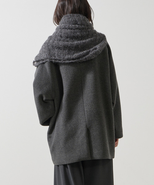 Liesse（リエス）の「【TICCA/ティッカ】ピーコート（別注カラーあり）（ピーコート・レディース・チャコールグレー/ブラウン系その他・FREE）」の10枚目の写真