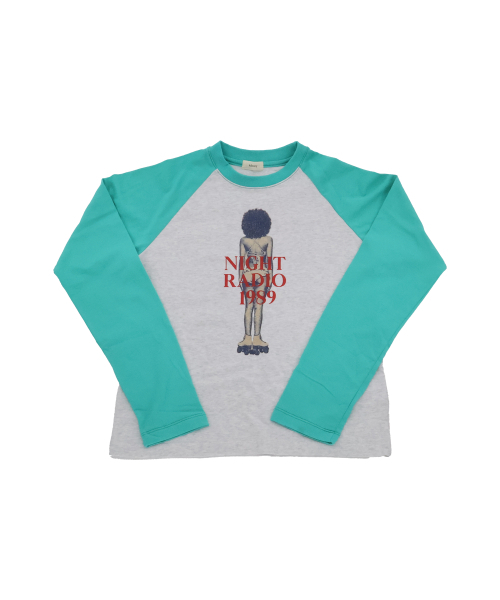 KIKOZY（キコジ）の「Night Radio Raglan T-shirt_Mint（Tシャツ/カットソー・レディース・その他・1/2）」の5枚目の写真