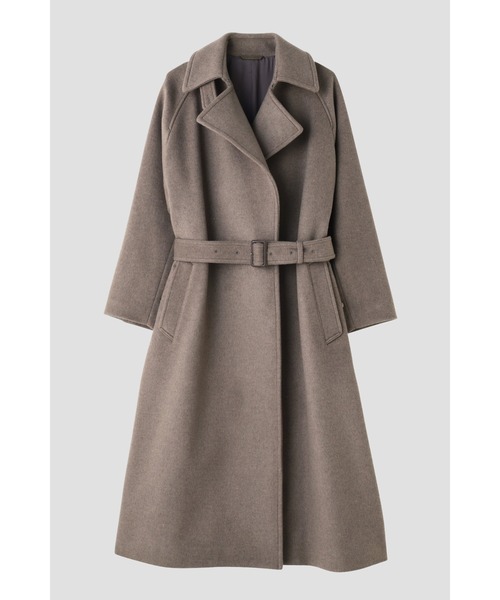 YLEVE（イレーヴ）の「［別注］YLEVE / WOOL BEAVER CO（ダウンジャケット/コート・レディース・ブラウン/ブラック・1/0）」の14枚目の写真