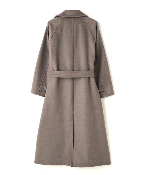 YLEVE（イレーヴ）の「［別注］YLEVE / WOOL BEAVER CO（ダウンジャケット/コート・レディース・ブラウン/ブラック・1/0）」の15枚目の写真