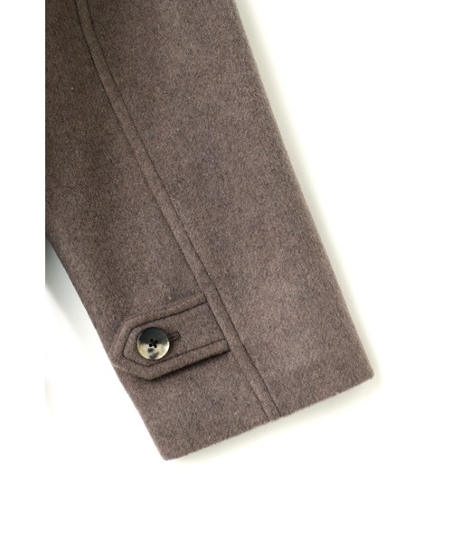 YLEVE（イレーヴ）の「［別注］YLEVE / WOOL BEAVER CO（ダウンジャケット/コート・レディース・ブラウン/ブラック・1/0）」の20枚目の写真