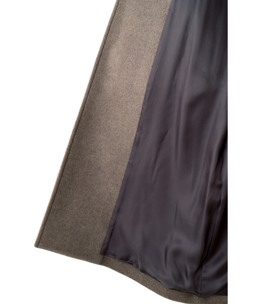 YLEVE（イレーヴ）の「［別注］YLEVE / WOOL BEAVER CO（ダウンジャケット/コート・レディース・ブラウン/ブラック・1/0）」の21枚目の写真