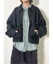 leather blouson