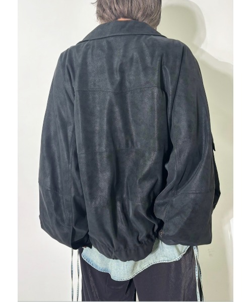 MIDVEIN(ミッドヴェイン)の「leather blouson(ブルゾン・レディース・ブラウン/ブラック・FREE)」の16枚目の写真