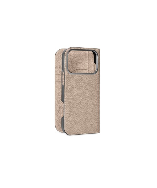 iPhone 18 Pro Max) ダイアリーケース シュリンクレザー（スマホケース