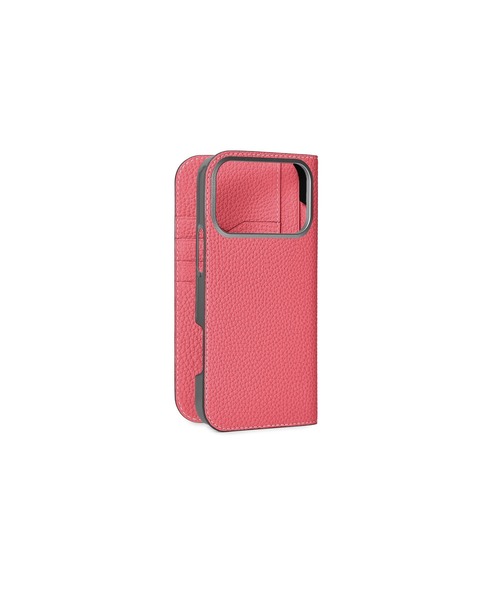 iPhone 18 Pro Max) ダイアリーケース シュリンクレザー（スマホケース