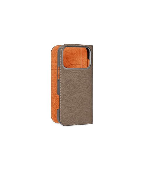 iPhone 18 Pro Max) ダイアリーケース シュリンクレザー（スマホケース