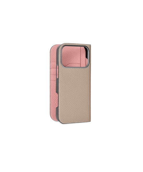 iPhone 18 Pro Max) ダイアリーケース シュリンクレザー（スマホケース