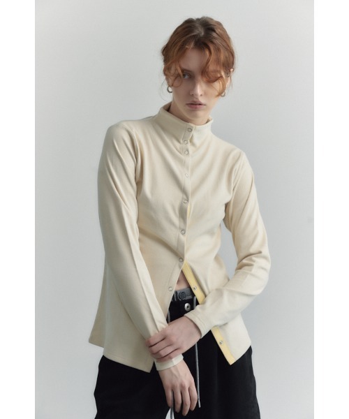 Muel Chic(ミュエルシック)の「Aster Cardigan アスターカーディガン(カーディガン/ボレロ・レディース・チャコールグレー/ブラック/ライトブルー/アイボリー・FREE)」の1枚目の写真
