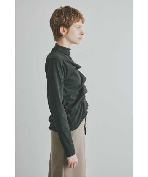 Muel Chic(ミュエルシック)の「Aster Cardigan アスターカーディガン(カーディガン/ボレロ・レディース・チャコールグレー/ブラック/ライトブルー/アイボリー・FREE)」の22枚目の写真