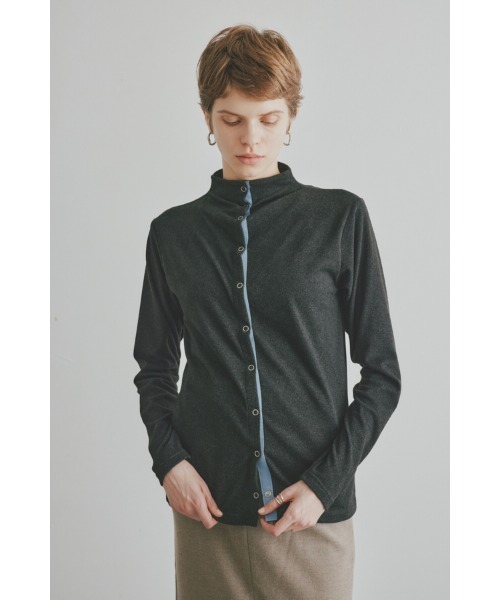 Muel Chic(ミュエルシック)の「Aster Cardigan アスターカーディガン(カーディガン/ボレロ・レディース・チャコールグレー/ブラック/ライトブルー/アイボリー・FREE)」の20枚目の写真
