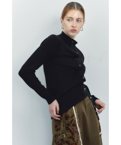 Muel Chic(ミュエルシック)の「Aster Cardigan アスターカーディガン(カーディガン/ボレロ・レディース・チャコールグレー/ブラック/ライトブルー/アイボリー・FREE)」の18枚目の写真