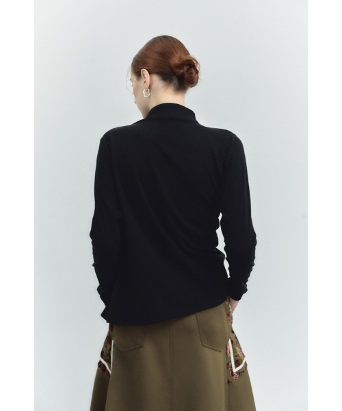 Muel Chic(ミュエルシック)の「Aster Cardigan アスターカーディガン(カーディガン/ボレロ・レディース・チャコールグレー/ブラック/ライトブルー/アイボリー・FREE)」の11枚目の写真