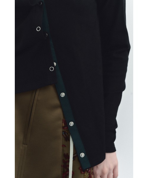 Muel Chic(ミュエルシック)の「Aster Cardigan アスターカーディガン(カーディガン/ボレロ・レディース・チャコールグレー/ブラック/ライトブルー/アイボリー・FREE)」の17枚目の写真