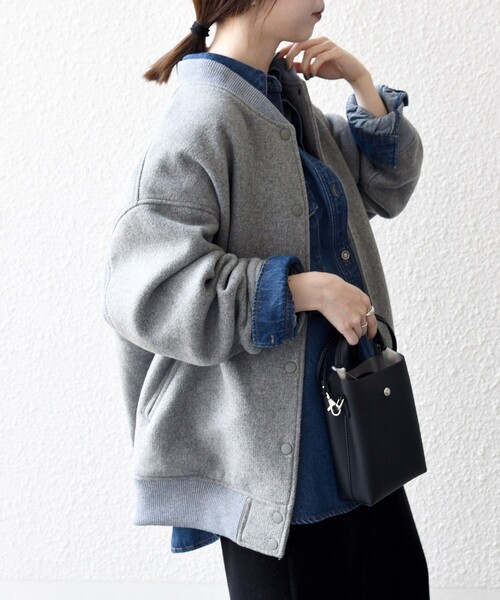 WEB限定】バーシティ ジャケット（スタジャン）｜SHIPS any（シップス