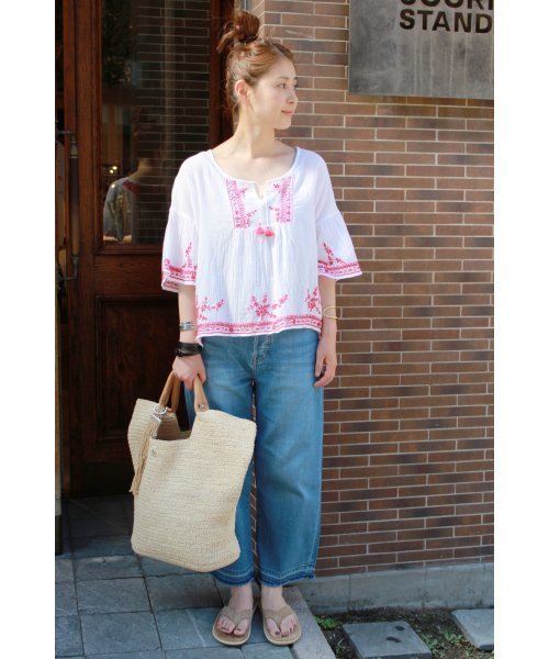 JOURNAL STANDARD（ジャーナルスタンダード）の「【ISLAND SLIPPER/アイランドスリッパ】 PT203#（サンダル・レディース・ピンク/ベージュ/ネイビー/イエロー・6/5）」の6枚目の写真