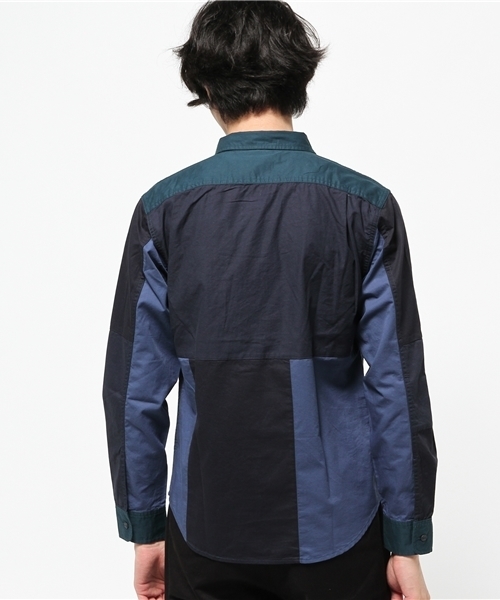 M2squared（エムツースクエアード）の「【M2SQUARED】キリカエミリタリーシャツ（シャツ/ブラウス・メンズ・オフホワイト/カーキ/ネイビー・MEDIUM/LARGE）」の9枚目の写真