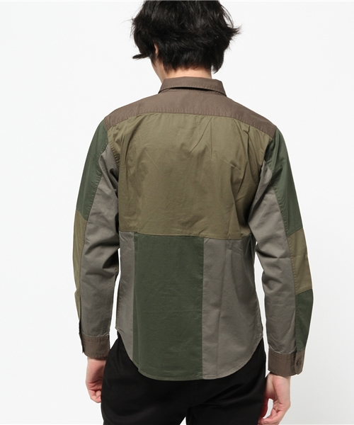 M2squared（エムツースクエアード）の「【M2SQUARED】キリカエミリタリーシャツ（シャツ/ブラウス・メンズ・オフホワイト/カーキ/ネイビー・MEDIUM/LARGE）」の7枚目の写真