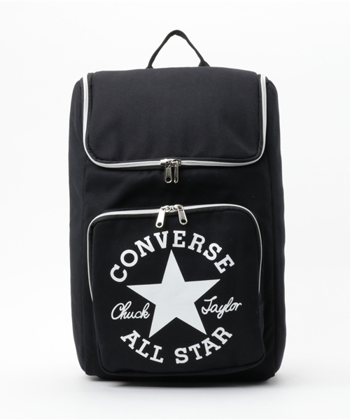 CONVERSE(コンバース)の「【CONVERSE】キャンバスBOXバックパック(バックパック/リュック・メンズ・ホワイト/ブラック/ネイビー・FREE)」の2枚目の写真