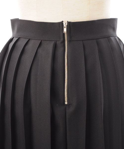 Luz Llena (NEY)（ラズレナニー）の「ファスナー付・ミモレ丈プリーツスカート（スカート・レディース・ブラック/グリーン/ベージュ・MEDIUM）」の10枚目の写真