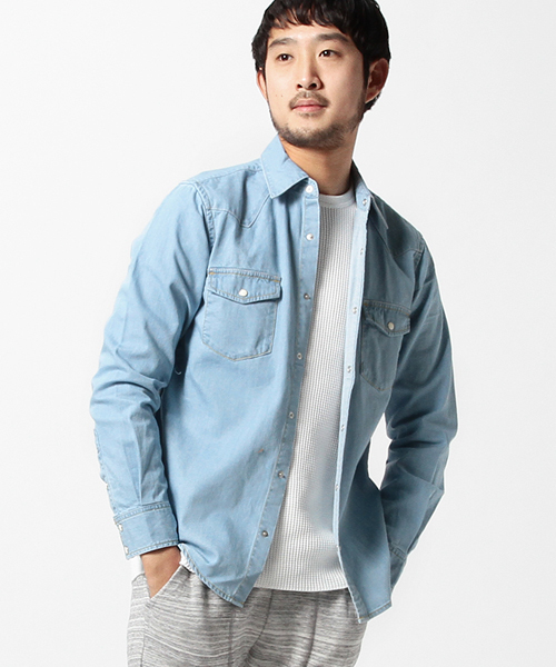 Beams ビームス の Beams デニム ウエスタンシャツ シャツ ブラウス Wear