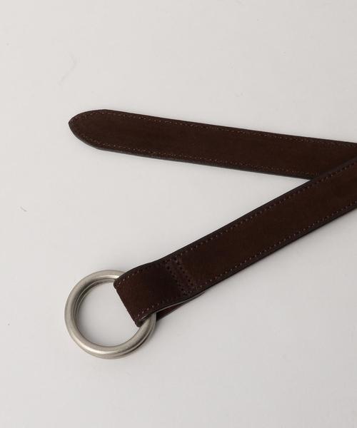 green label relaxing(グリーンレーベルリラクシング)の「BC GLR SUEDE LONG 25 ベルト◆(ベルト・メンズ・ダークブラウン/ネイビー・FREE)」の3枚目の写真