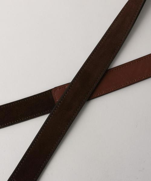 green label relaxing(グリーンレーベルリラクシング)の「BC GLR SUEDE LONG 25 ベルト◆(ベルト・メンズ・ダークブラウン/ネイビー・FREE)」の4枚目の写真