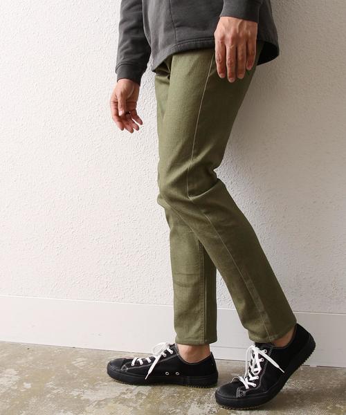coen(コーエン)の「【スマイルプライス】イージースリムスキニーパンツ(coen EASY SLIM)2017SS(その他パンツ・メンズ・オリーブ/ネイビー/コバルトブルー/ブラック・MEDIUM/X-LARGE/LARGE/SMALL)」の19枚目の写真