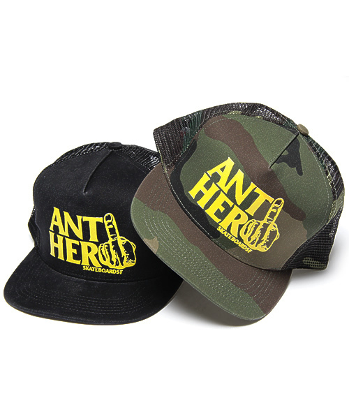 BEAMS（ビームス）の「ANTI HERO / “FINGER HERO”メッシュキャップ（キャップ・メンズ・ブラック/その他1・ONE SIZE）」の7枚目の写真