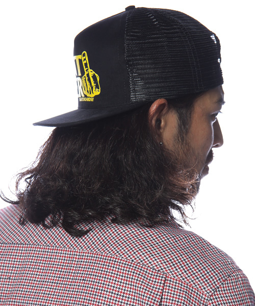 BEAMS（ビームス）の「ANTI HERO / “FINGER HERO”メッシュキャップ（キャップ・メンズ・ブラック/その他1・ONE SIZE）」の9枚目の写真