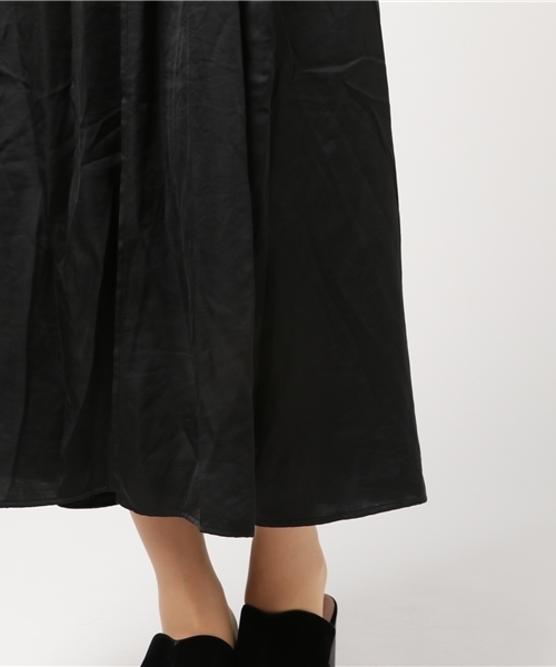 PUNYUS（プニュズ）の「スリットロングスカート（スカート・レディース・ブラック・3/2/1）」の7枚目の写真