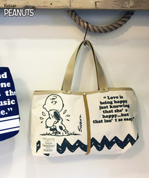 SNOOPY×OLD BETTY'S | SNOOPY Canvas Tote Bag/スヌーピーキャンバストートバッグ(トートバッグ)