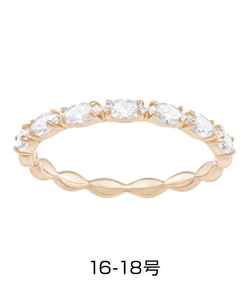 SWAROVSKI(スワロフスキー)の「【公式】【スワロフスキー】Matrix Vittore リング, マーキスカット, ホワイト, ローズゴールドトーン・プレーティング(リング・レディース・ピンクゴールド・16号)」の4枚目の写真