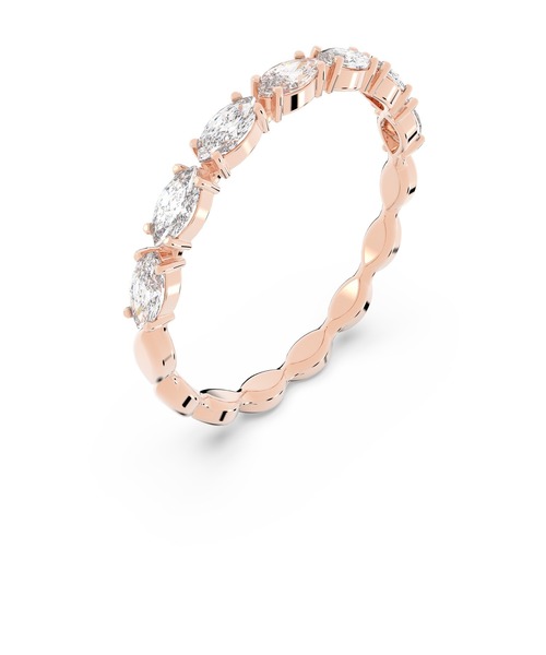 SWAROVSKI(スワロフスキー)の「【公式】【スワロフスキー】Matrix Vittore リング, マーキスカット, ホワイト, ローズゴールドトーン・プレーティング(リング・レディース・ピンクゴールド・16号)」の7枚目の写真