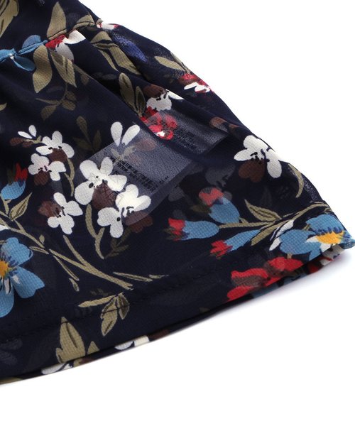 BREEZE（ブリーズ）の「フラワープリントキャミ付Tシャツ（Tシャツ/カットソー・キッズ・ネイビー/オフホワイト/ピンク・100/120/140/80/90/95/110/130）」の18枚目の写真